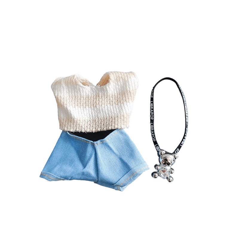 Premium Doll Clothes Labubu 15 To 17 Cm Cotton Outfit Gift - ToylandEU