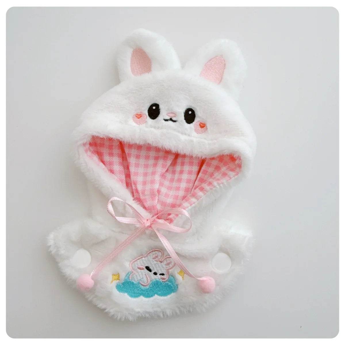 Premium Doll Clothes Plush Animal Shawl For 15-17cm Labubu - ToylandEU