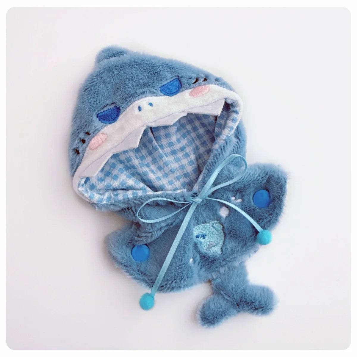 Premium Doll Clothes Plush Animal Shawl For 15-17cm Labubu - ToylandEU