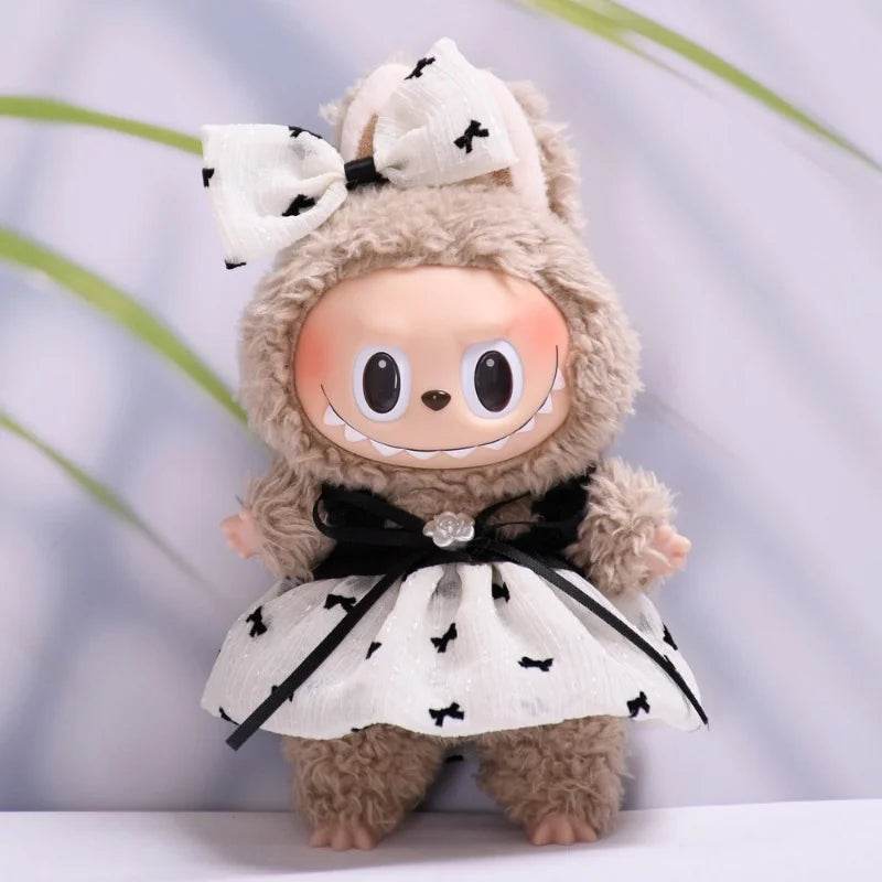 Premium Doll Clothes Spring Summer Dress For 17cm Labubu - ToylandEU