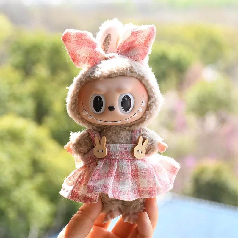 Premium Doll Clothes Spring Summer Dress For 17cm Labubu - ToylandEU
