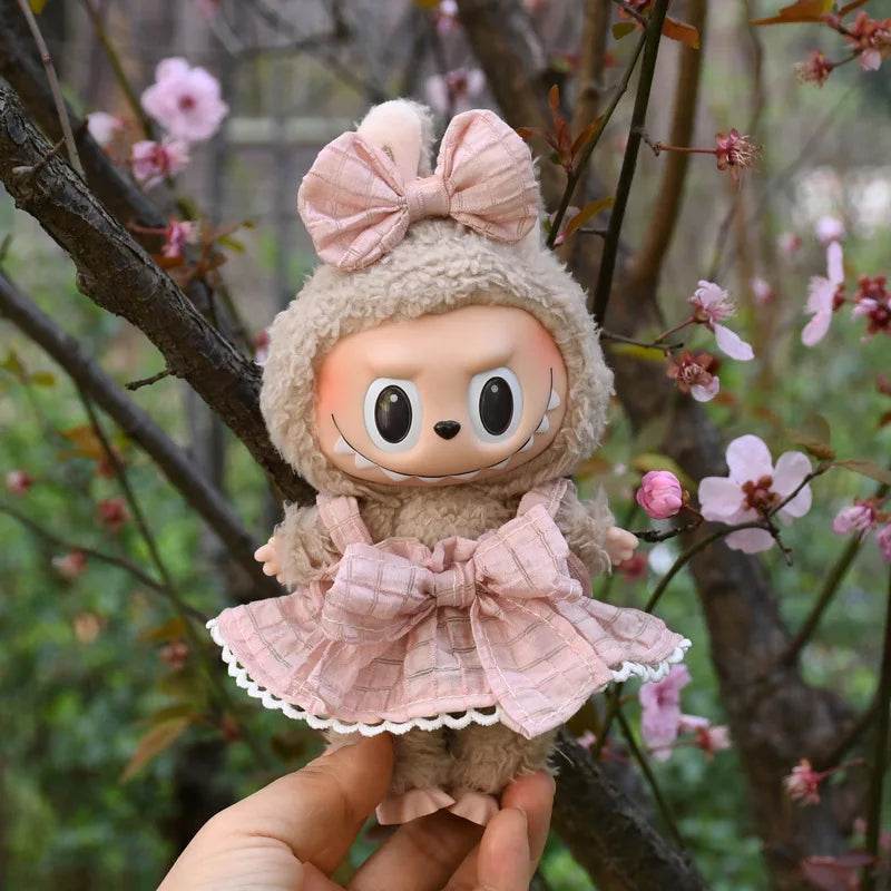 Premium Doll Clothes Spring Summer Dress For 17cm Labubu - ToylandEU