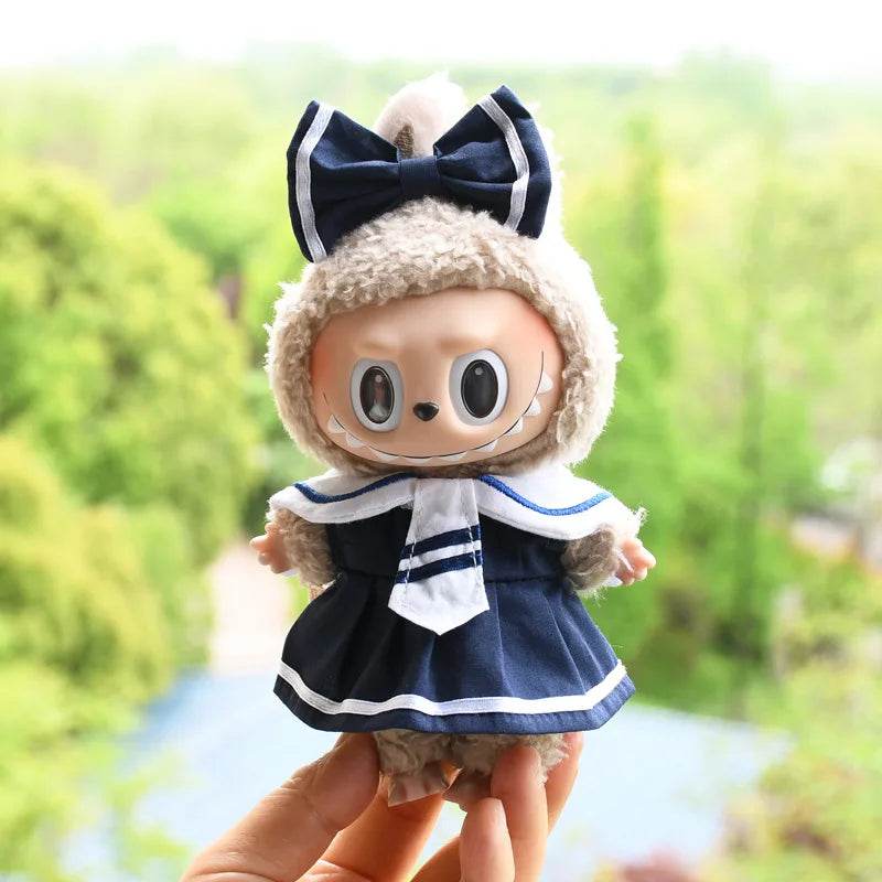 Premium Doll Clothes Spring Summer Dress For 17cm Labubu - ToylandEU