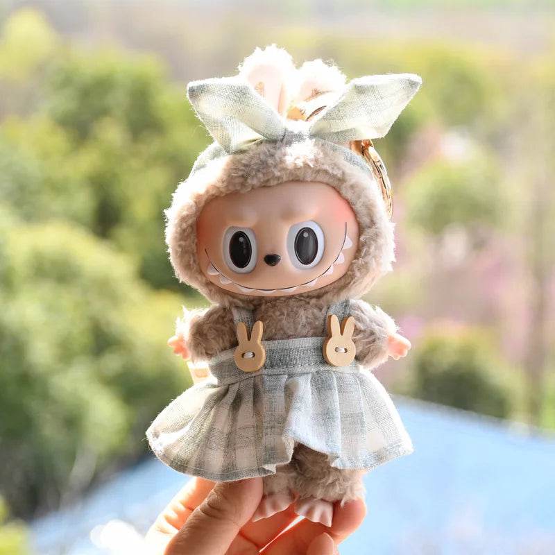 Premium Doll Clothes Spring Summer Dress For 17cm Labubu - ToylandEU