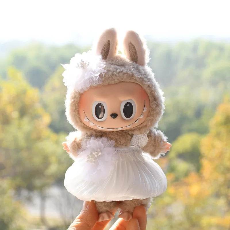 Premium Doll Clothes Spring Summer Dress For 17cm Labubu - ToylandEU