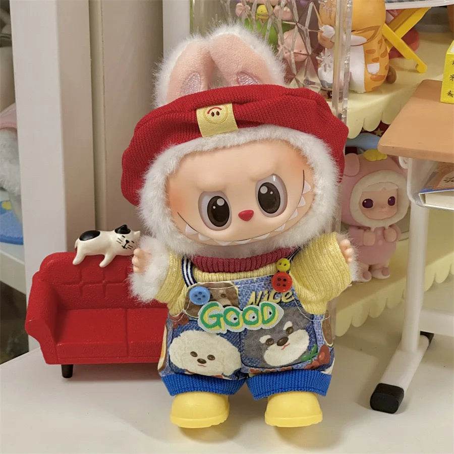 Premium Doll Clothing Labubu Set with Adorable Bee Print for 14 Plus Years Fashion Enthusiasts - ToylandEU