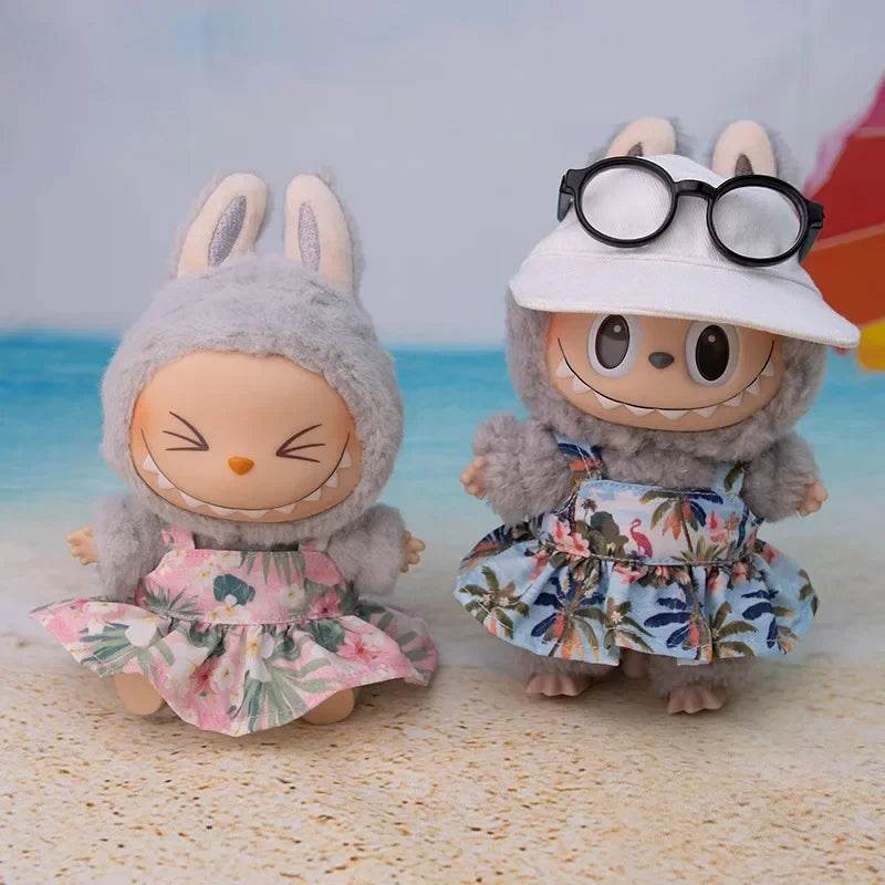 Premium Doll Clothing Set for Ropa Labubu 3.0 Featuring Summer Beach Style for Unisex Ages 0 to 14 Labubu - ToylandEU