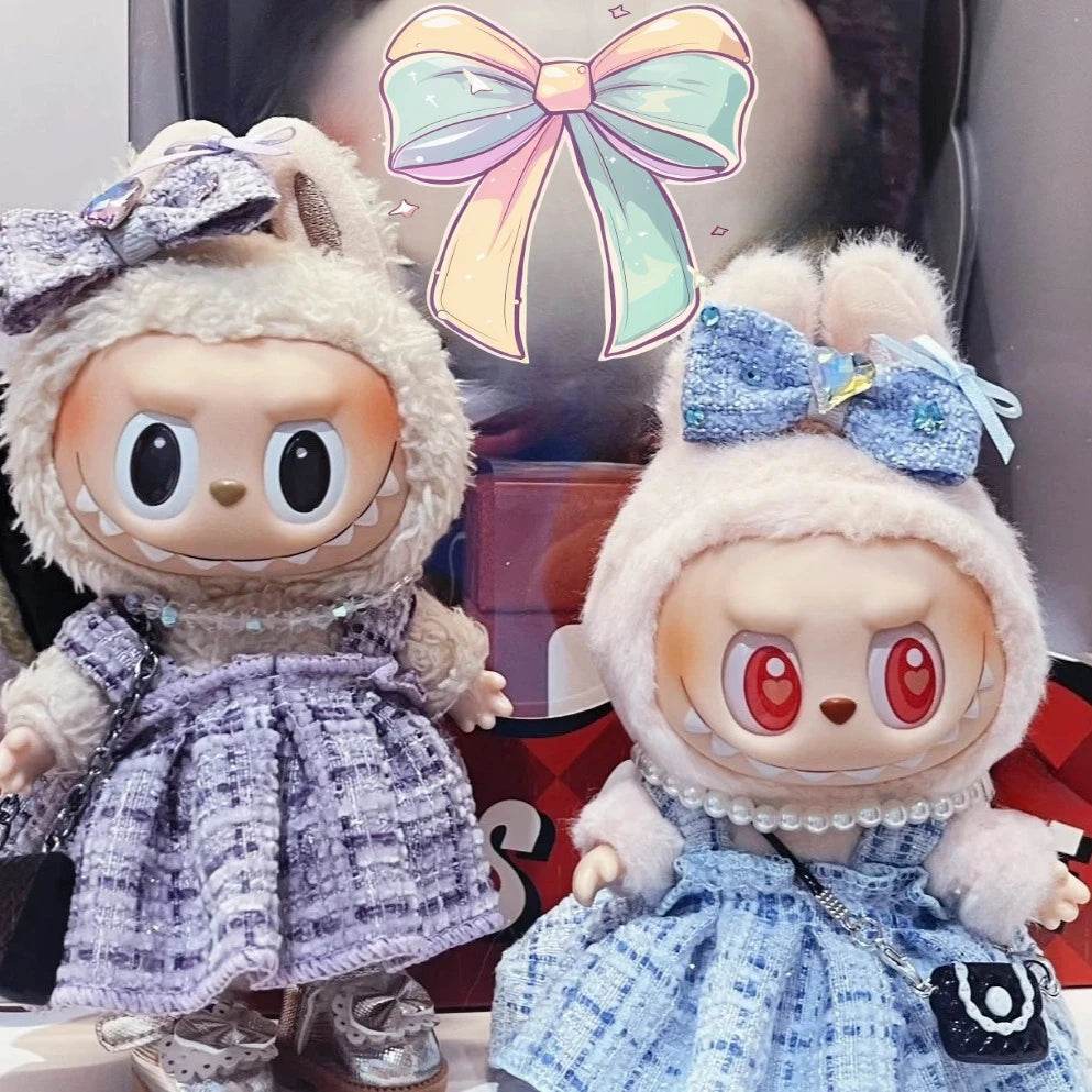 Premium Doll Dress Set Diamond Princess Outfit For Labubu - ToylandEU