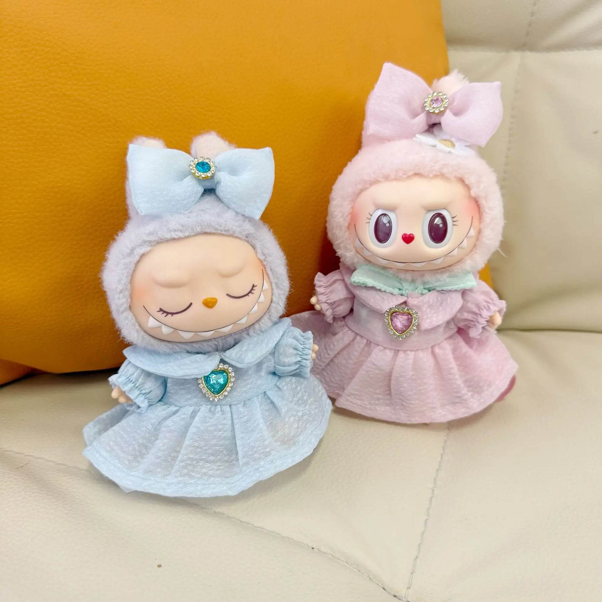 Premium Doll Dress Set Diamond Princess Outfit For Labubu - ToylandEU