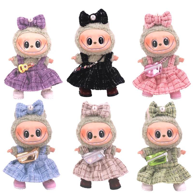 Premium Doll Dress Western Style Outfit For 17cm Labubu - ToylandEU
