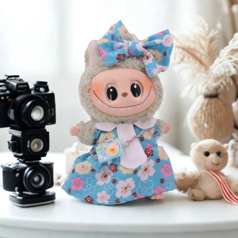 Premium Doll Dress Western Style Outfit For 17cm Labubu - ToylandEU
