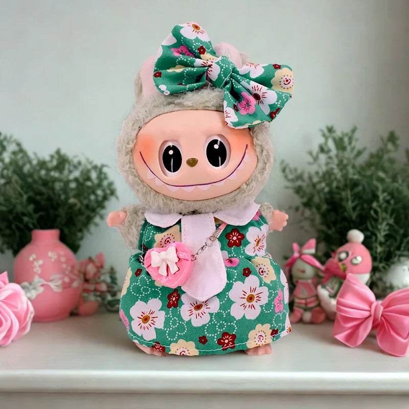 Premium Doll Dress Western Style Outfit For 17cm Labubu - ToylandEU