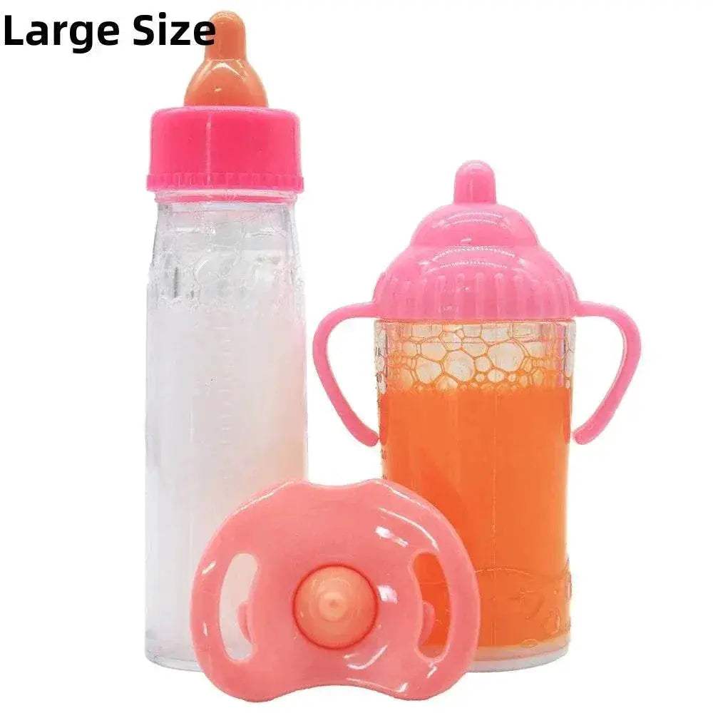 Premium Doll Feeding Bottle Set Pacifier For 17 Inch Dolls - ToylandEU