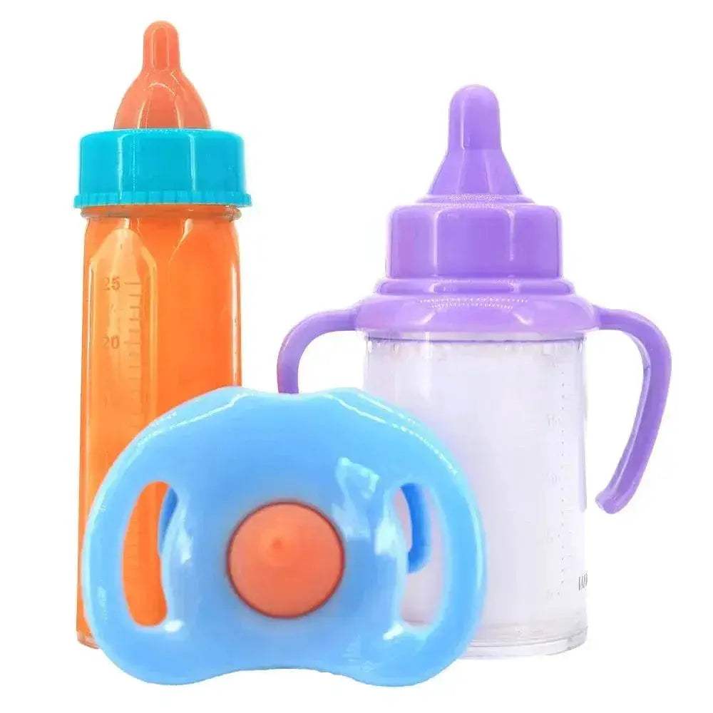 Premium Doll Feeding Bottle Set Pacifier For 17 Inch Dolls - ToylandEU