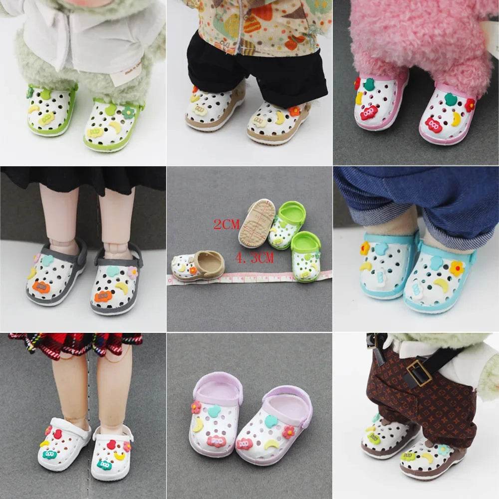 Premium Doll Footwear Plush Slipper Shoes For Labubu Dolls - ToylandEU