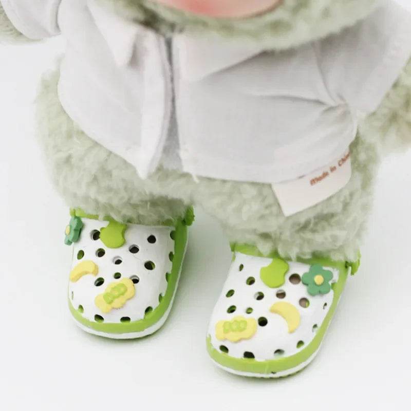 Premium Doll Footwear Plush Slipper Shoes For Labubu Dolls - ToylandEU