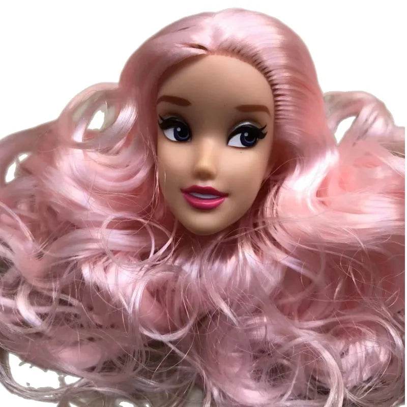 Premium Doll Heads With Long Colorful Hair For Girls - ToylandEU