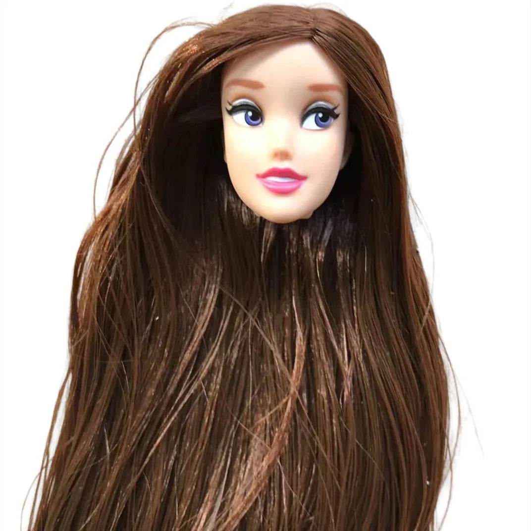 Premium Doll Heads With Long Colorful Hair For Girls - ToylandEU