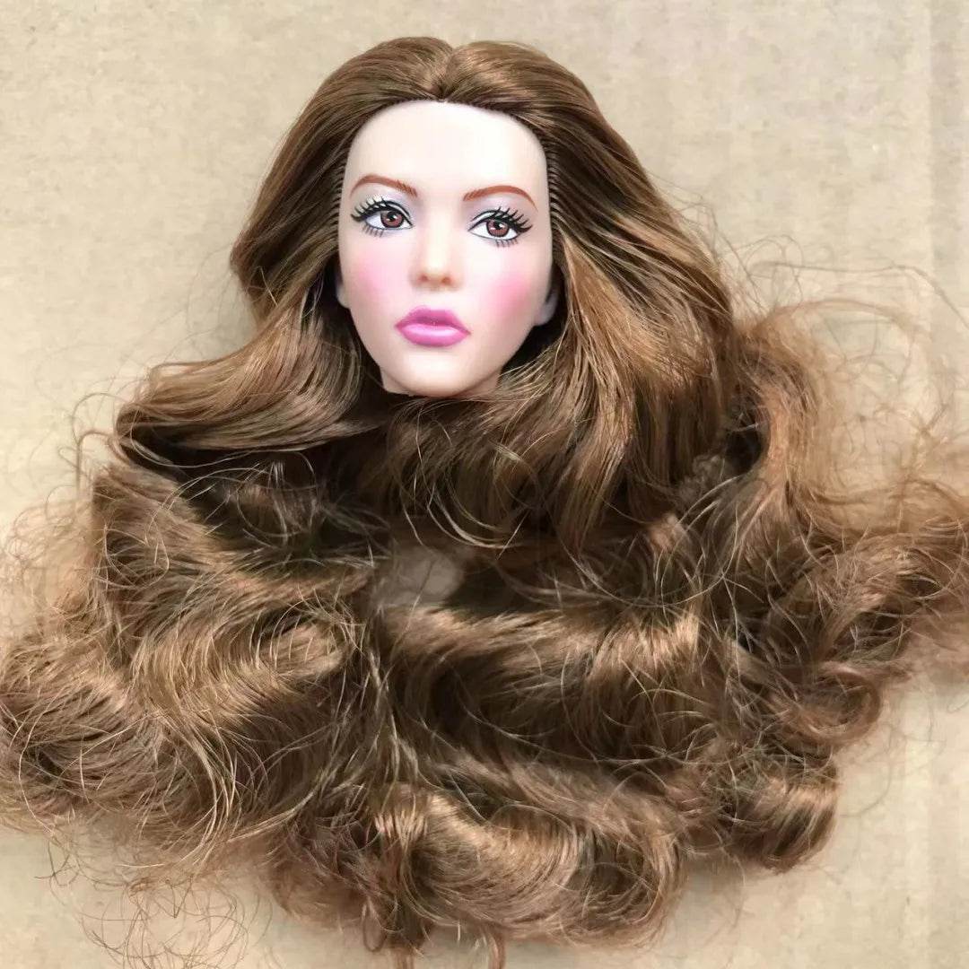 Premium Doll Heads With Long Colorful Hair For Girls - ToylandEU