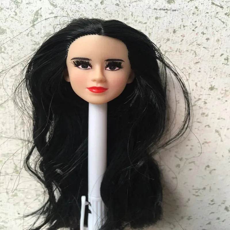 Premium Doll Heads With Long Colorful Hair For Girls - ToylandEU