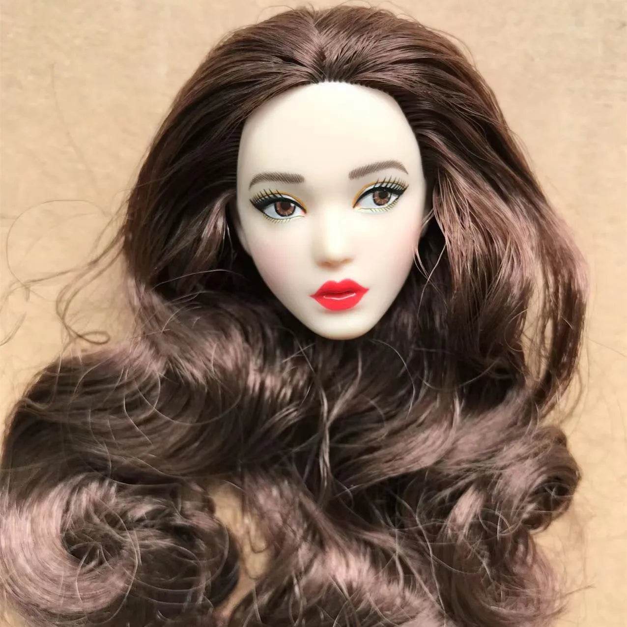 Premium Doll Heads With Long Colorful Hair For Girls - ToylandEU