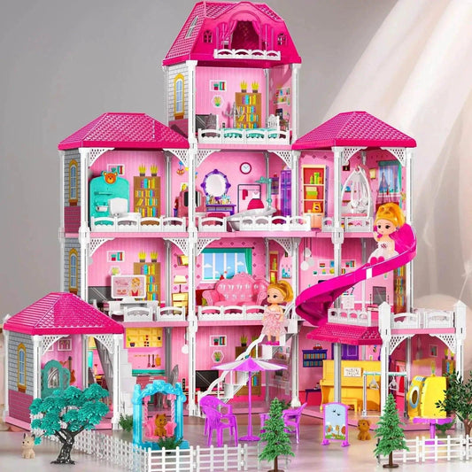  Premium Doll House Deluxe 12 Rooms Toyland EU -  ToylandEU™