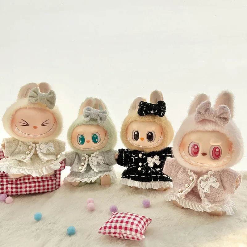 Premium Doll Outfit Set 17cm Labubu Grid For Labubu Fans - ToylandEU