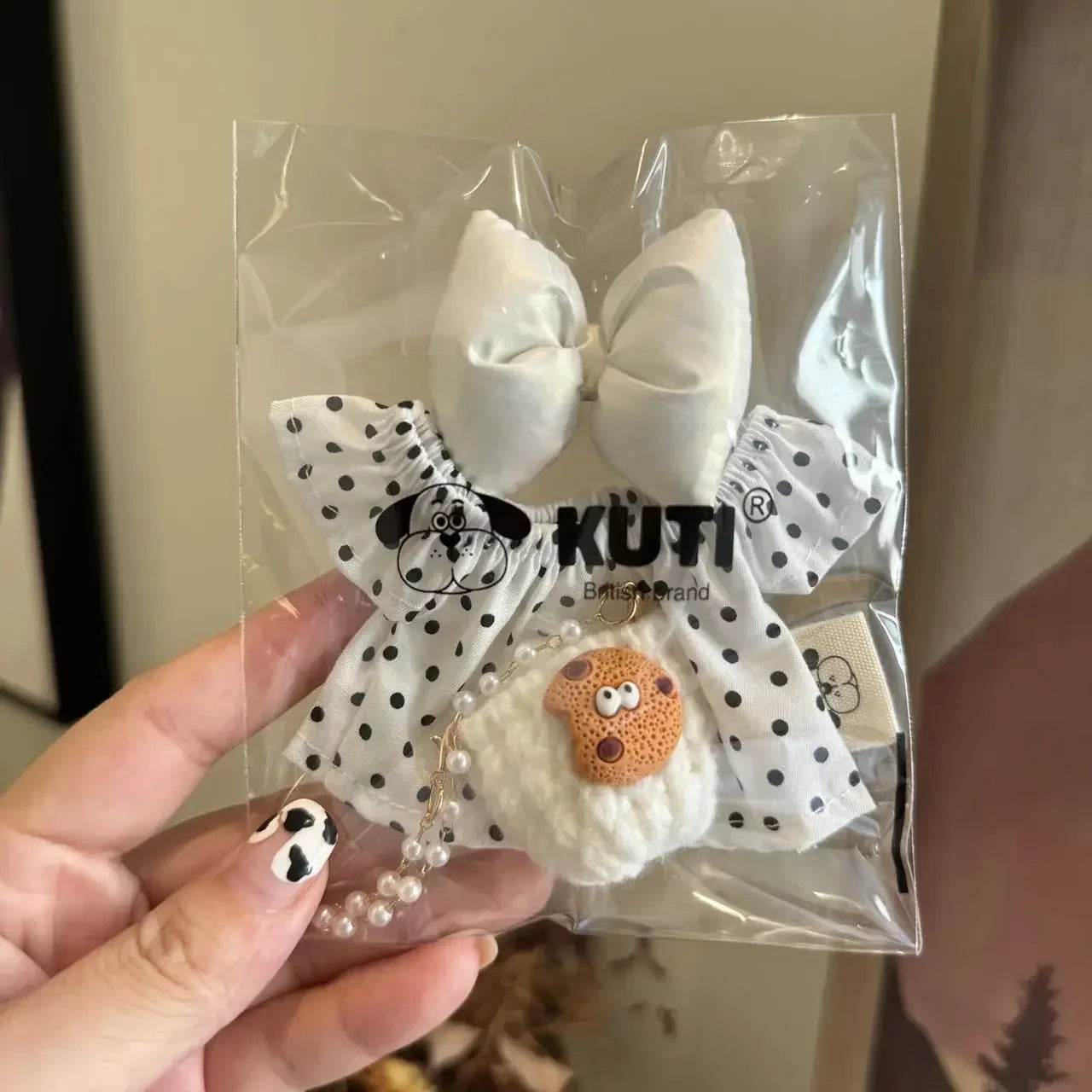 Premium Doll Outfit Set Bow Dress Overalls Bag For Labubu - ToylandEU