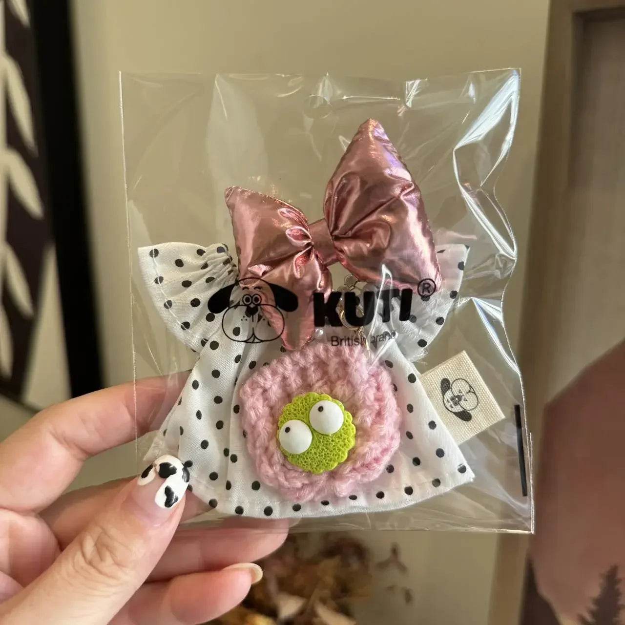 Premium Doll Outfit Set Bow Dress Overalls Bag For Labubu - ToylandEU