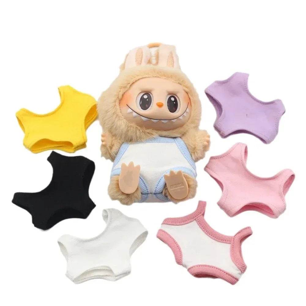 Premium Doll Outfit Set with Stylish Summer Swimwear for 17cm Labubu and 10cm Cotton Dolls Labubu - ToylandEU