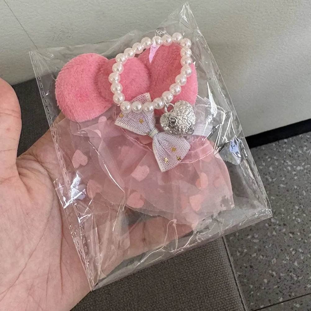 Premium Doll Overalls Dress Set Checkered For Labubu 15-17 - ToylandEU