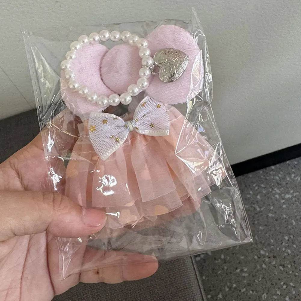 Premium Doll Overalls Dress Set Checkered For Labubu 15-17 - ToylandEU