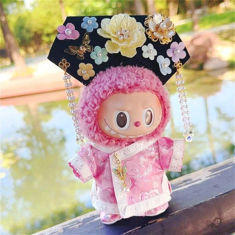 Premium Doll Qipao Traditional Summer Outfit for Labubu - ToylandEU