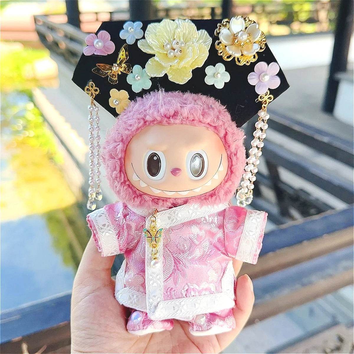 Premium Doll Qipao Traditional Summer Outfit for Labubu - ToylandEU