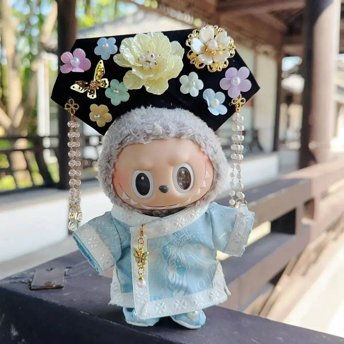 Premium Doll Qipao Traditional Summer Outfit for Labubu - ToylandEU