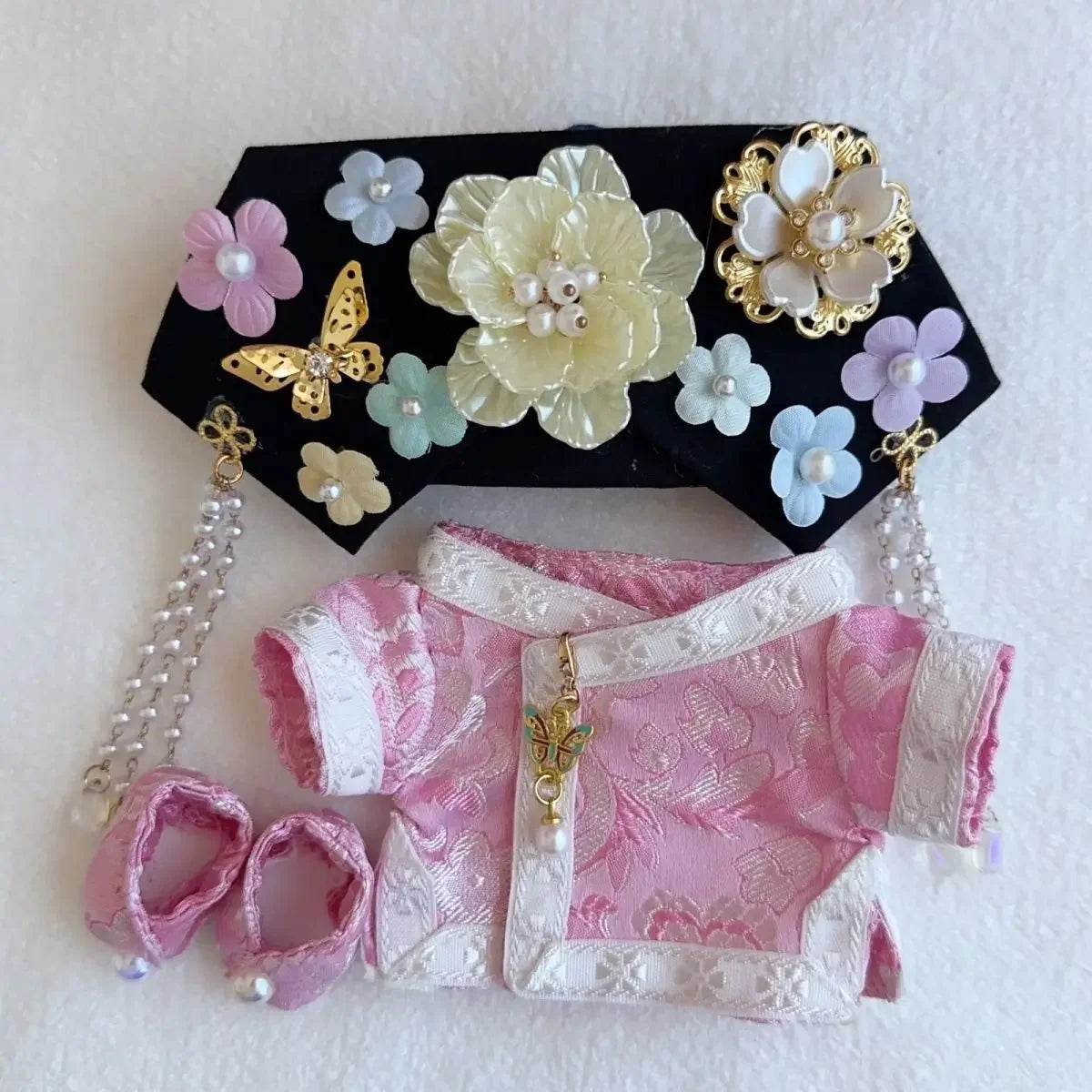 Premium Doll Qipao Traditional Summer Outfit for Labubu - ToylandEU