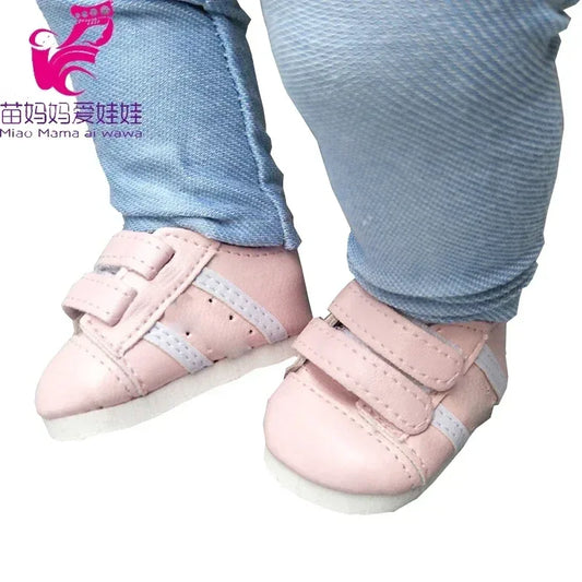 Premium Doll Shoes 7cm Sneakers For 18 Inch Girl Dolls - ToylandEU