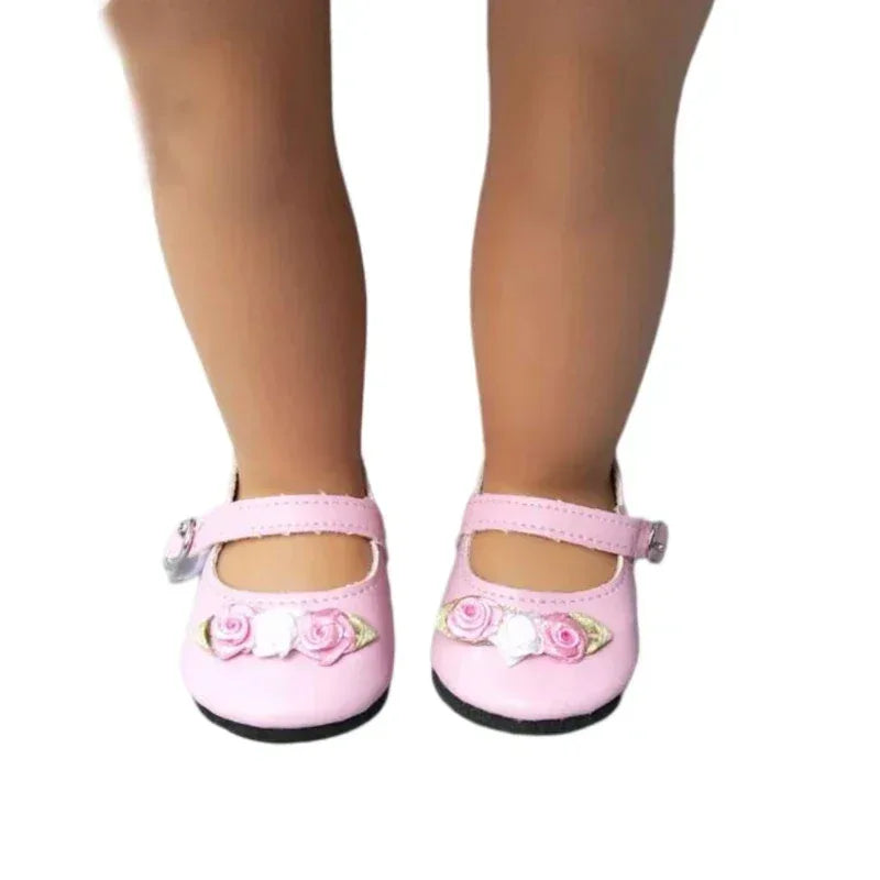 Premium Doll Shoes 7cm Sneakers For 18 Inch Girl Dolls - ToylandEU