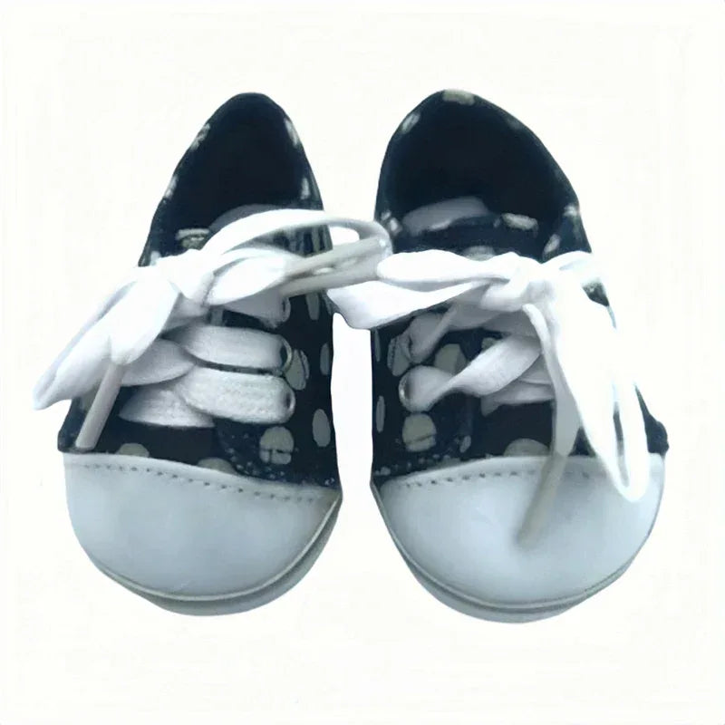 Premium Doll Shoes 7cm Sneakers For 18 Inch Girl Dolls - ToylandEU