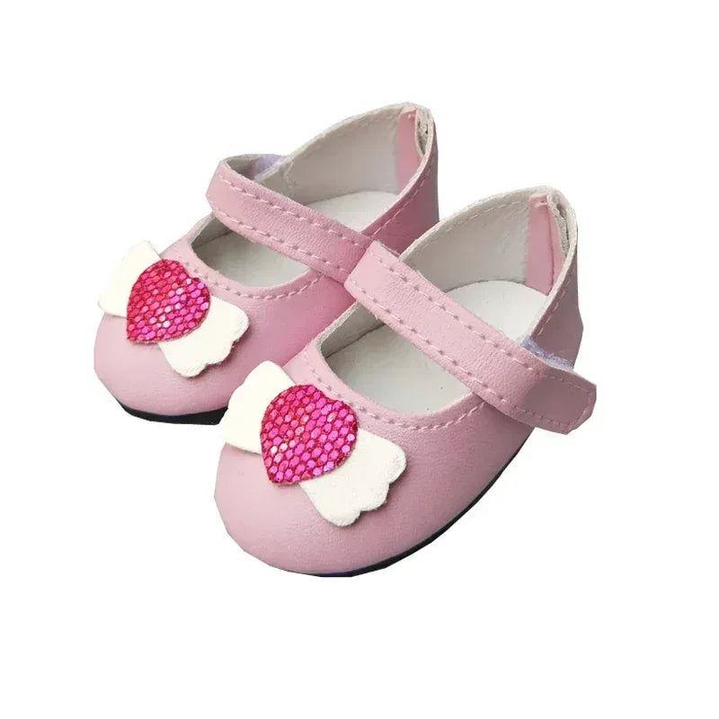 Premium Doll Shoes 7cm Sneakers For 18 Inch Girl Dolls - ToylandEU