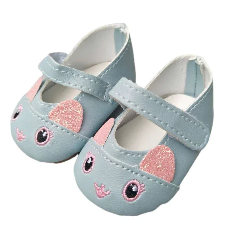 Premium Doll Shoes 7cm Sneakers For 18 Inch Girl Dolls - ToylandEU