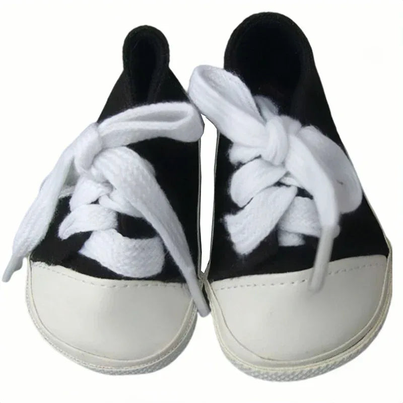 Premium Doll Shoes 7cm Sneakers For 18 Inch Girl Dolls - ToylandEU