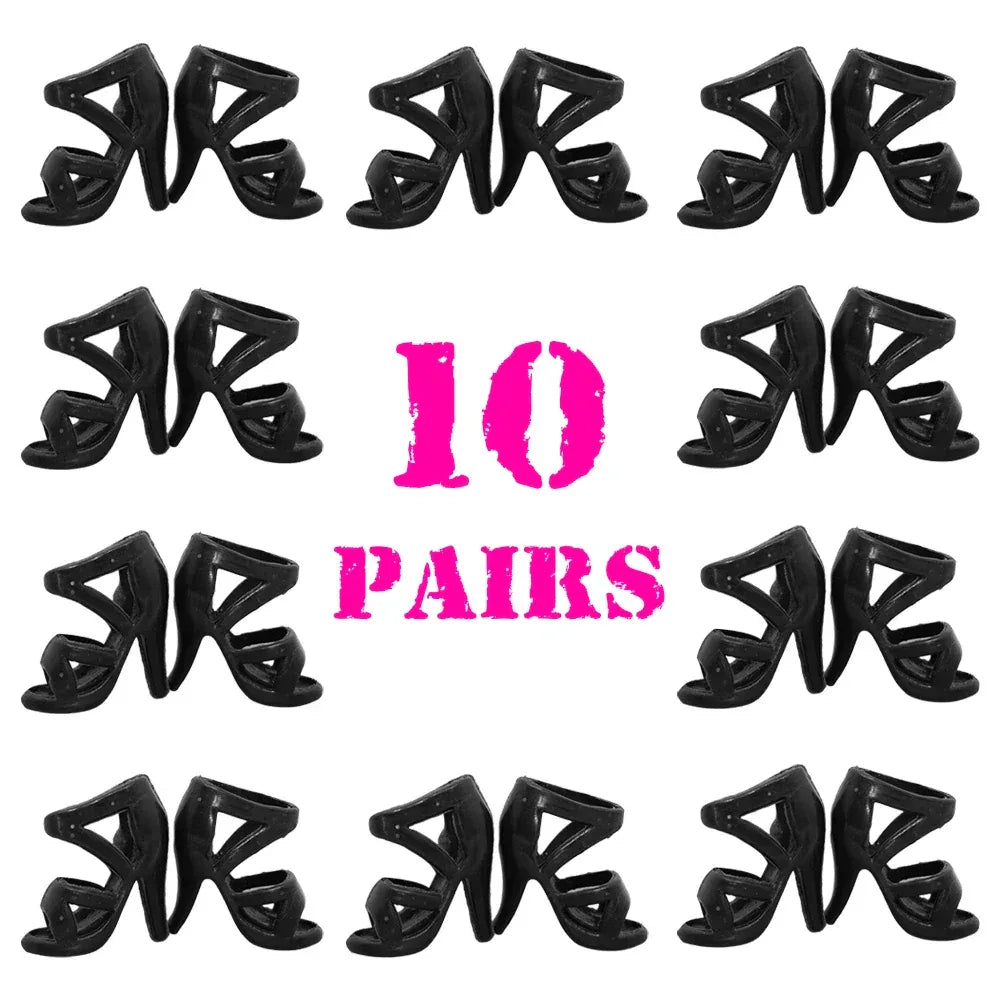 Premium Doll Shoes Eleven And A Half Inch High Heel Boots For 30cm Babi Dolls - ToylandEU