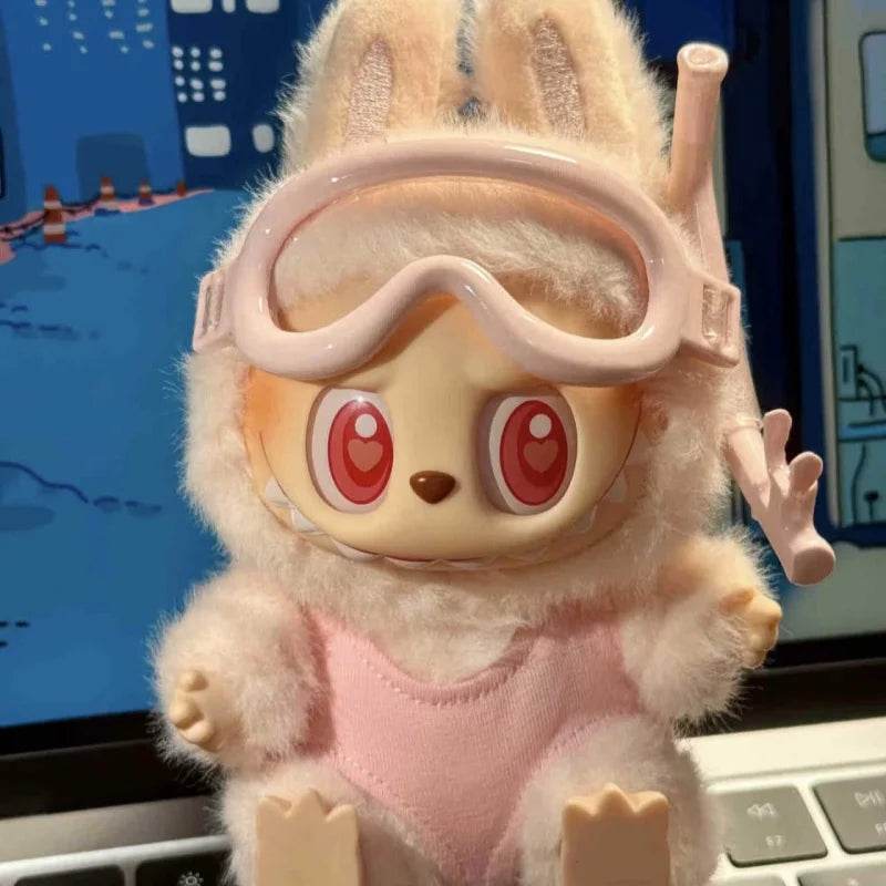 Premium Doll Swimsuit Outfit for 15-17cm Labubu Doll with Stylish One-Piece Design for Collectors and Playtime Labubu - ToylandEU