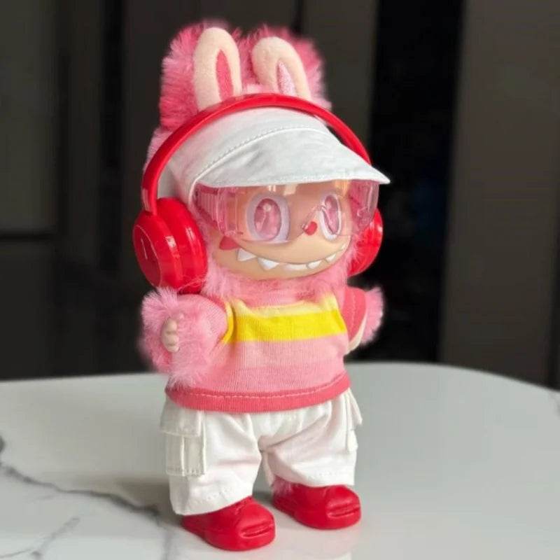 Premium Doll T Shirt Macaron Stripe For Labubu Dolls - ToylandEU