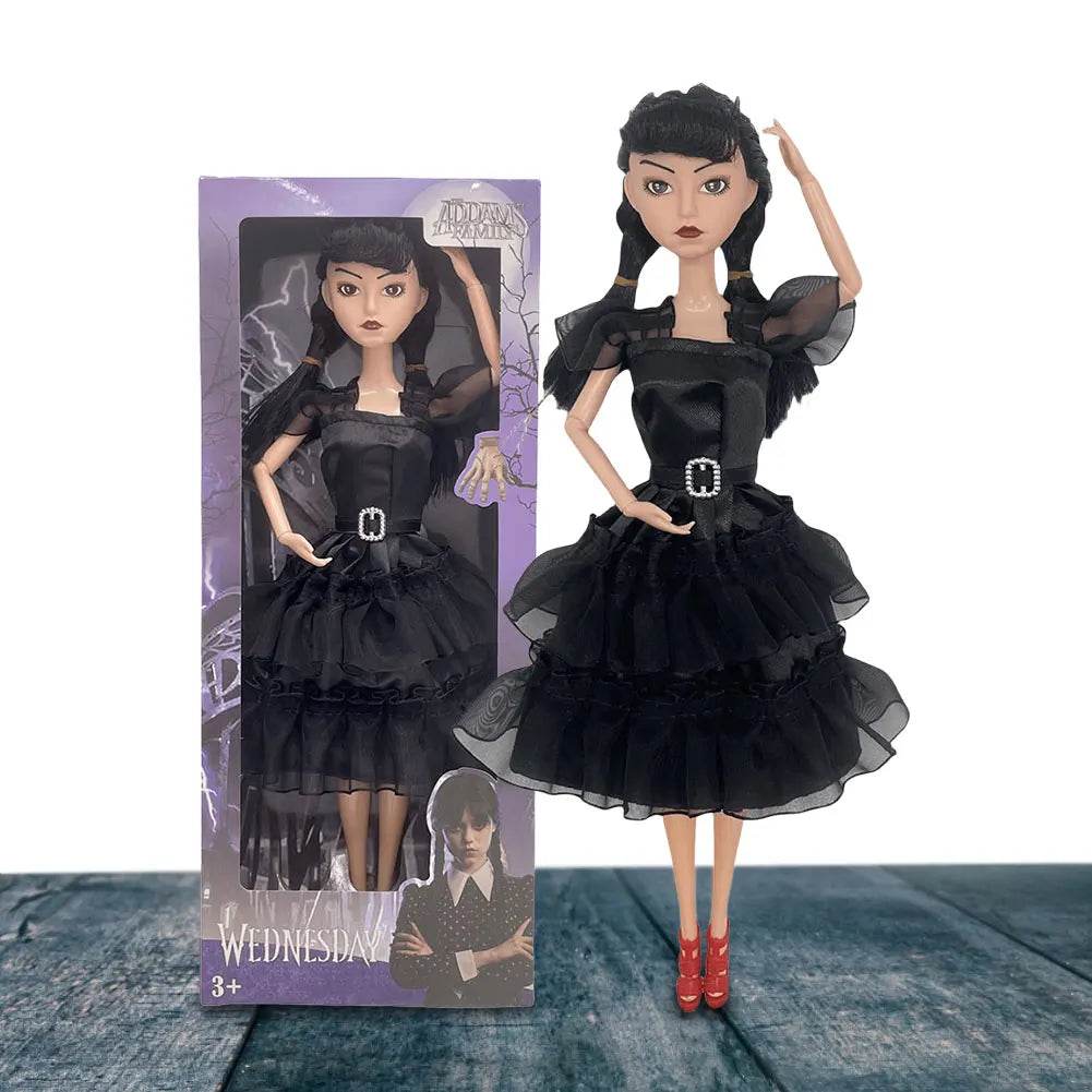 Premium Doll Wednesday Addams Figure For Kids Gift - ToylandEU
