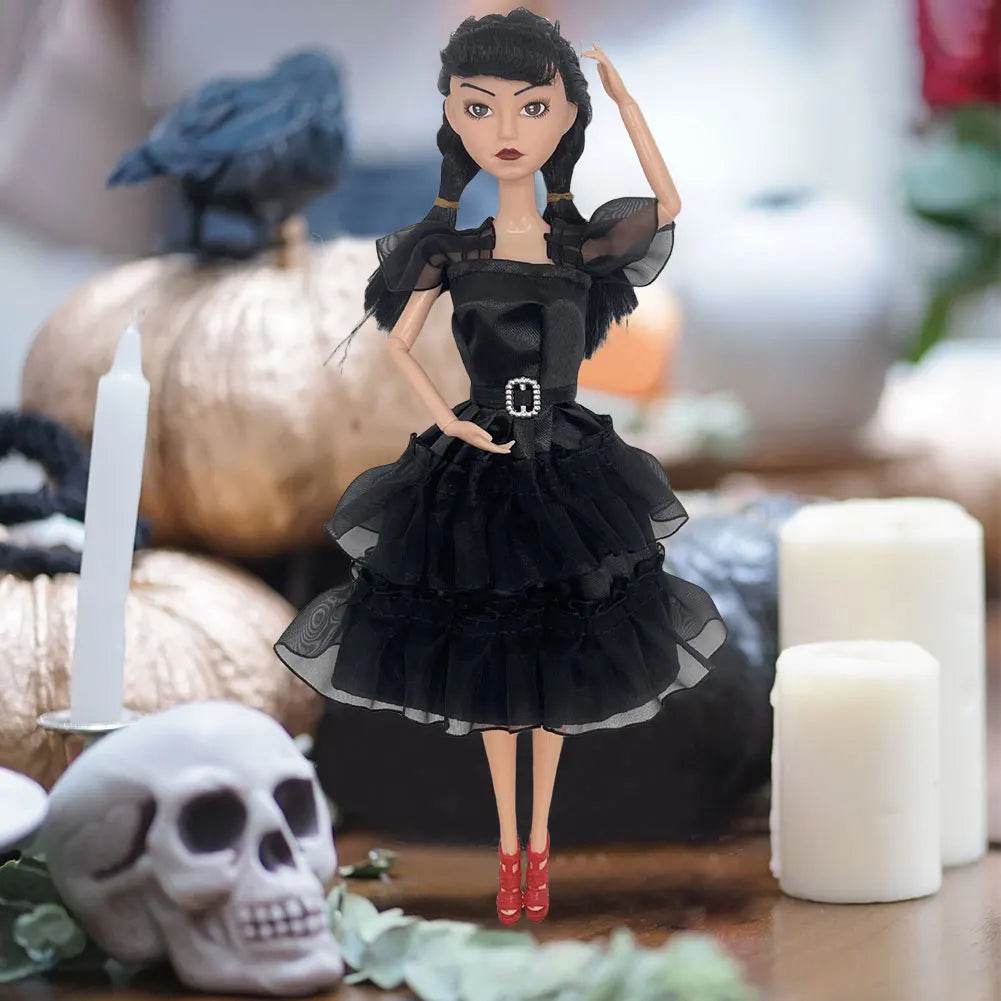 Premium Doll Wednesday Addams Figure For Kids Gift - ToylandEU