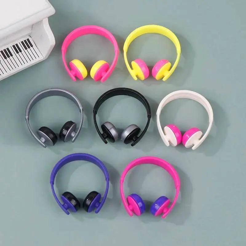  Premium Dollhouse Labubu Miniatures Realistic Headphones Set -  ToylandEU™