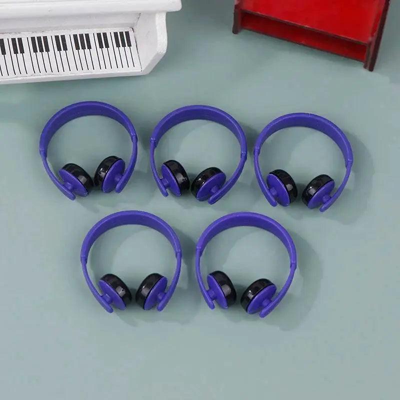  Premium Dollhouse Labubu Miniatures Realistic Headphones Set -  ToylandEU™