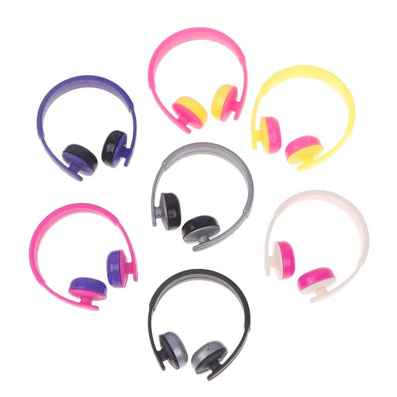 Premium Dollhouse Miniatures Labubu Accessories Realistic Headphones Set for 1:12 Scale Dolls - ToylandEU